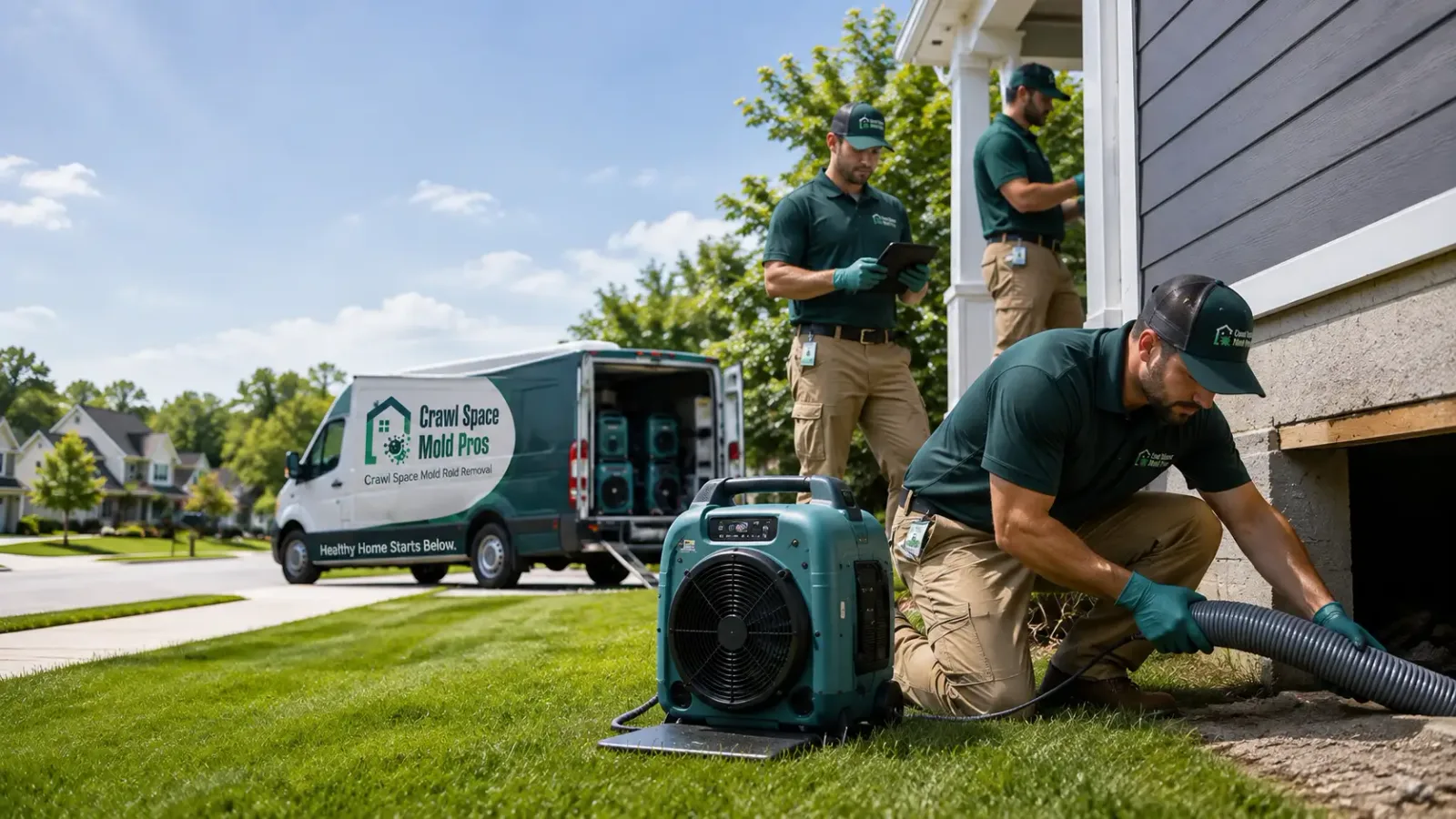 Crawl Space Mold Removal in Green Spring, WV